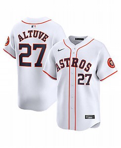 Nike Men's Jose Altuve White Houston Astros Home Limited Player Jersey - Macy's