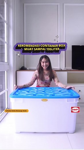 EXTRA Container Box 195 Liter - Shinpo Plastics