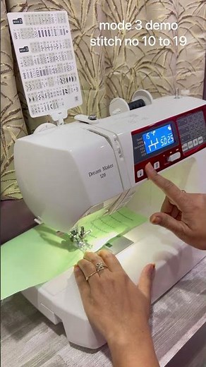 Usha Dream Maker 120 Computerized Automatic Sewing Machine Demo | How to use Electric Sewing Machine