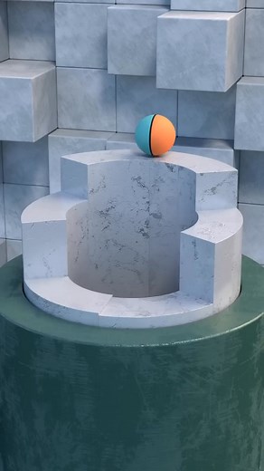 Make the impossible with motion graphics ! Motion graphics loop animation just for fun. | 3d Blender Tutorial