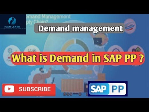 Day 58 - What is demand management in SAP PP | What is MD61 | SAP PP