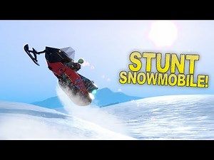 I Built the Perfect Stunt Snowmobile!