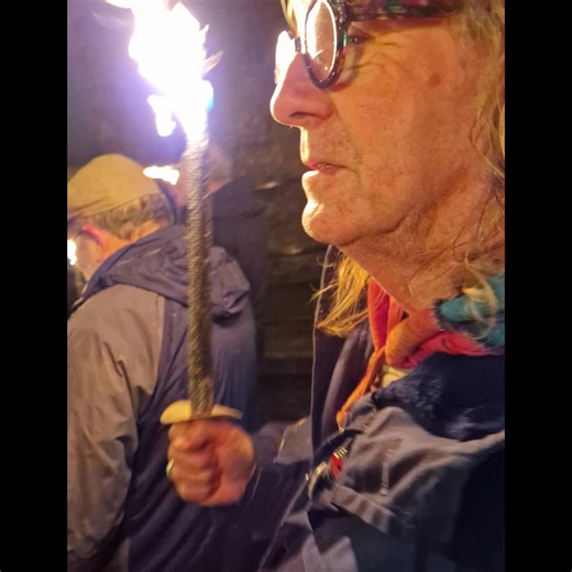 A torch-lit march last night to honour the thousands of Chartists who marched on Newport from the valleys in 1839. Some were shot, many were imprisoned or deported. In 1839 their demand was a vote for every man (women came later!). Our wish last night was for unity. A push back against those who would turn us against each other and divide our communities. #newportrising | Spirit of Awen