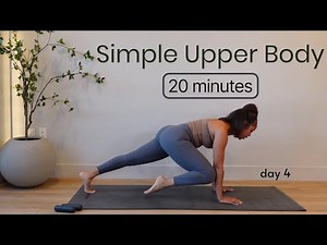 20 MIN SIMPLE UPPER BODY WORKOUT | Arms and Shoulders | Challenge Day 4 | Pilates At Home