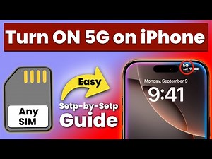 How to Turn ON 5G on iPhones? Enable and Activate 5G Mode on iPhone 16, 16 Pro Correctly in Hindi
