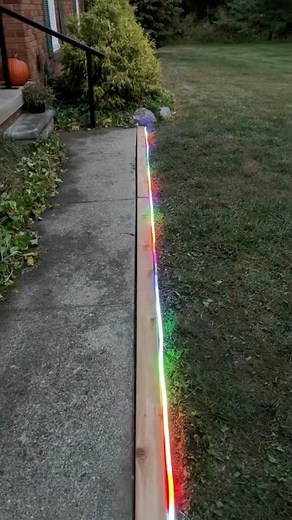 Transform Your Walkway with the Hampton Bay Neon Flex Rope Light | The Home Depot