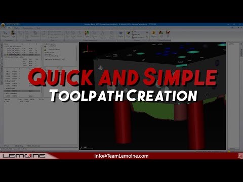 Lemoine - CAD CAM software feature preview! #cnc #automation #drilling
