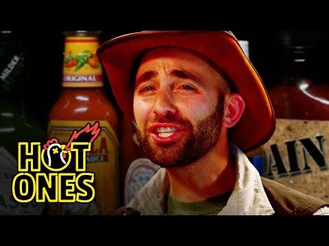 Coyote Peterson Gets STUNG by Spicy Wings | Hot Ones