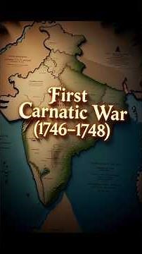 first Carnatic war || French vs British || History