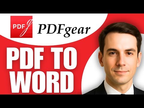 How To Convert PDF To Word In PDFgear