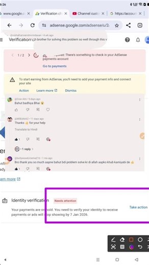 YouTube Identity Verification Failed ❌ | 24 घंटे में FIX 🔥 | AdSense ID Proof Problem Solved!