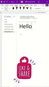 OneNote Hack to Convert Handwriting to Text Like a PRO! - Microsoft OneNote Tutorial Series