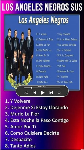Los Angeles Negros Sus Grandes Exitos - 20 Mejores Canciones- Top Songs Cumbias Mix 2023 #shorts