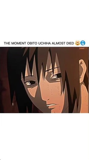 The moment when obito almost died 🥵🥶#anime #shorts