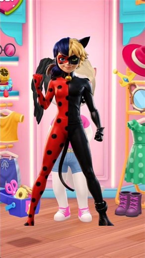 Miraculous ladybug & Cat Noir Cosplay by My Talking Angela 2 #miraculous #ladybug