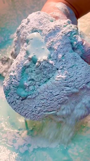 comet asmr💚🧽 #reels | Powder ASMR