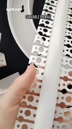 flexible bendable curvable aluminum profile channel for led strip light circle light channel