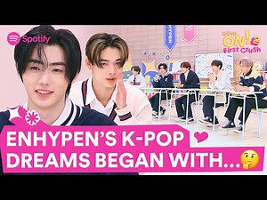 (CC) ENHYPEN tell us more about their cover of “I NEED U” by BTS | K-Pop ON! First Crush