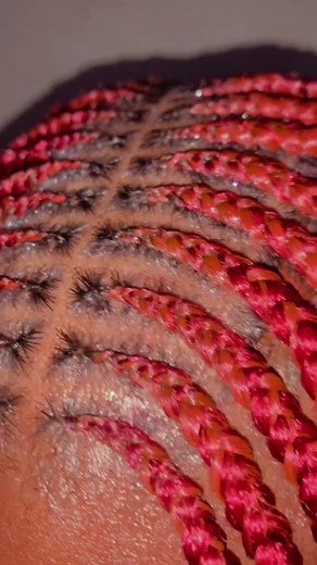 Center Part Feedin Braids Hairstyles with Beads