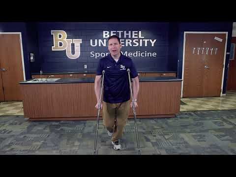 Walking with Crutches Tripod Method Skills Video