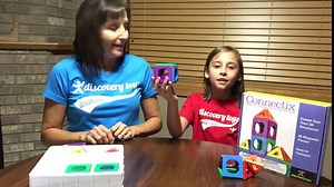Discovery Toys CONNECTIX Magnetic Building Tiles | Kid-Powered Learning | STEM Toy | Set of 30 Magnetic Squares and Triangles in 6 Colors | 2D & 3D | 3 Years and Up | Non-Toxic and BPA-Free