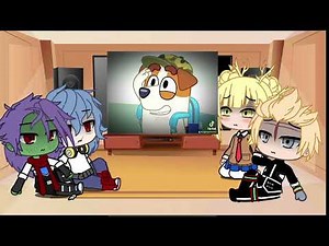 League of villains react to Bluey