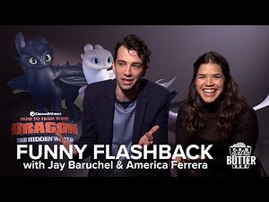 How to Train Your Dragon 3: Funny Flashback Interview | Jay Baruchel & America Ferrera