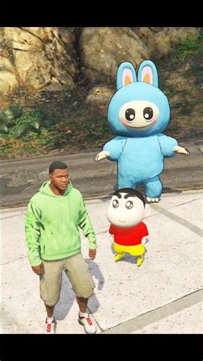 SHINCHAN ന് LABUBU നേ കിട്ടി👺👻#shorts #gta5