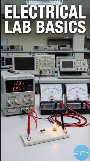 Electrical Lab Components Explained | DC Power Supply Voltmeter Ammeter