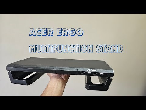 Acer ergo multifunction monitor stand. Unboxing and usage