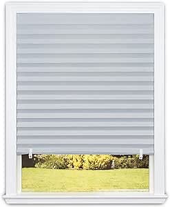 Redi Shade No Tools Original Room Darkening Pleated Paper Shade Gray, 36" W x 72" L, 6 Pack