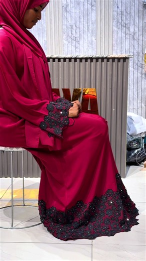 A statement of elegance that never goes out of style. Our Luxury Dubai Abaya is crafted with premium fabric and exquisite finishing for the woman who loves timeless beauty. Price: ₦150,000.