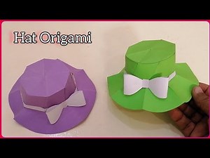 How To Make Paper Hat | DIY Origami Hat | Easy Paper Hat