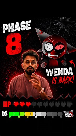 HP, MADNESS Bar Wenda in 1-10 DEFINITIVE Phases #sprunki #incredibox
