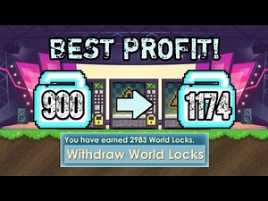 BEST PROFIT in Growtopia! How to GET RICH FAST in 2025! (EASY DLS)