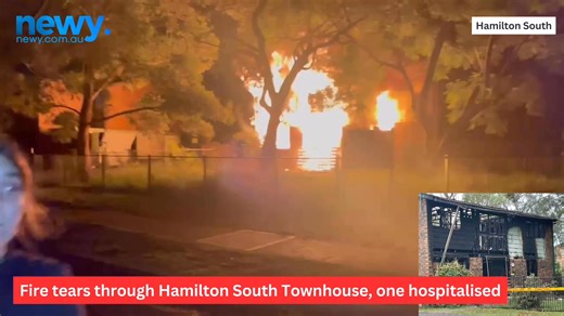 On Saturday 28 Feb 2026 a two storey townhouse was gutted by fire near Fowler Street Hamilton South. Details below. | Newy 87.8 FM Newcastle