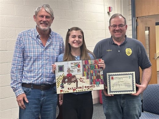 LOOK: Canton's Winner In Annual Fire Prevention Poster Contest