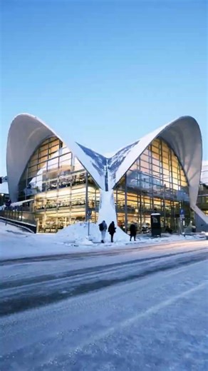 White library in Arctic circle #photography #behindthescenes #shorts #norway