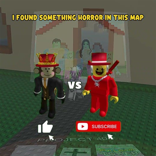 i found a missing girl behind this hair pull tower (@roblox)