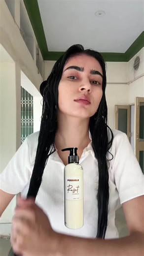 Conditioner Application for Medium to Long Hair