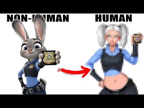ZOOTOPIA Characters As Humans