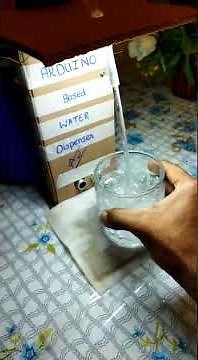 Arduino based automatic water dispenser