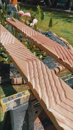 Carving planks for my home tiki bar