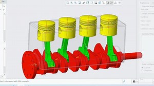 Creo教程-发动机建模+动画[中字，可跟做]
