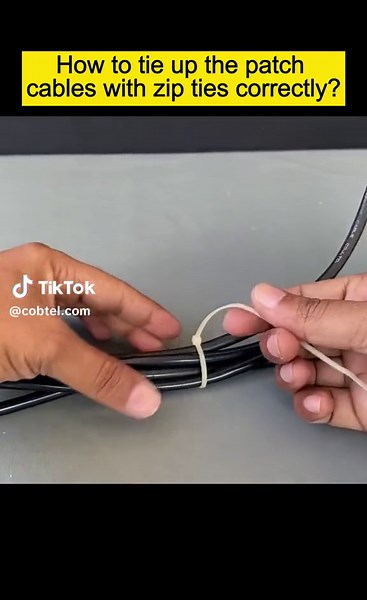 How to tie up the patch cables with zip ties correctly.Let me show you the most correct way to do it. #cable #cables #cabling #wiring #wiringhack #patchcord #ethernetcable #ziptie #zipties #structuredcabling #lowvoltage #lowvoltagetech #lowvoltagetechnician #datacenter #electrician #electricians