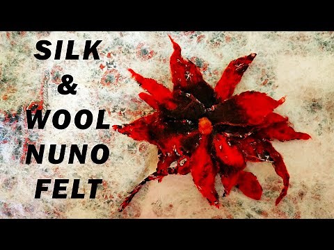 Easy DIY Nuno Felt Flowers Anyone Can Make!