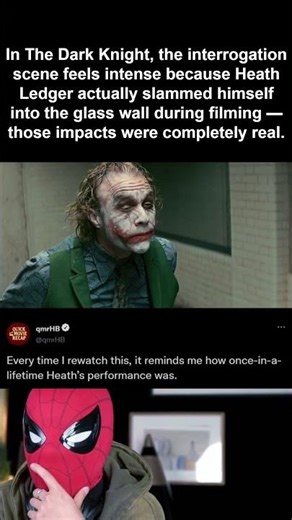 Heath Ledger Really Hit the Glass Wall