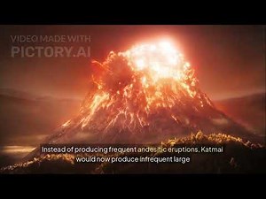 The Active Volcano in a Alaska- Mount Katmai