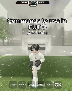 Commands YOU need to host a match in fut (ONLY WORKS IN PRIVATE SERVER) #fut #roblox #fyp #fypシ #viral