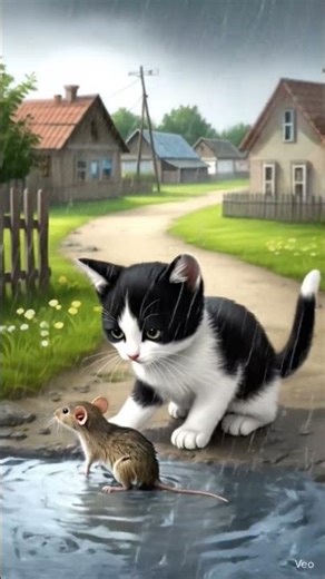 A Cat Who Chose Kindness#ytshorts #shorts #shortvideo #youtubeshorts #cartoon#storyshorts #youtube